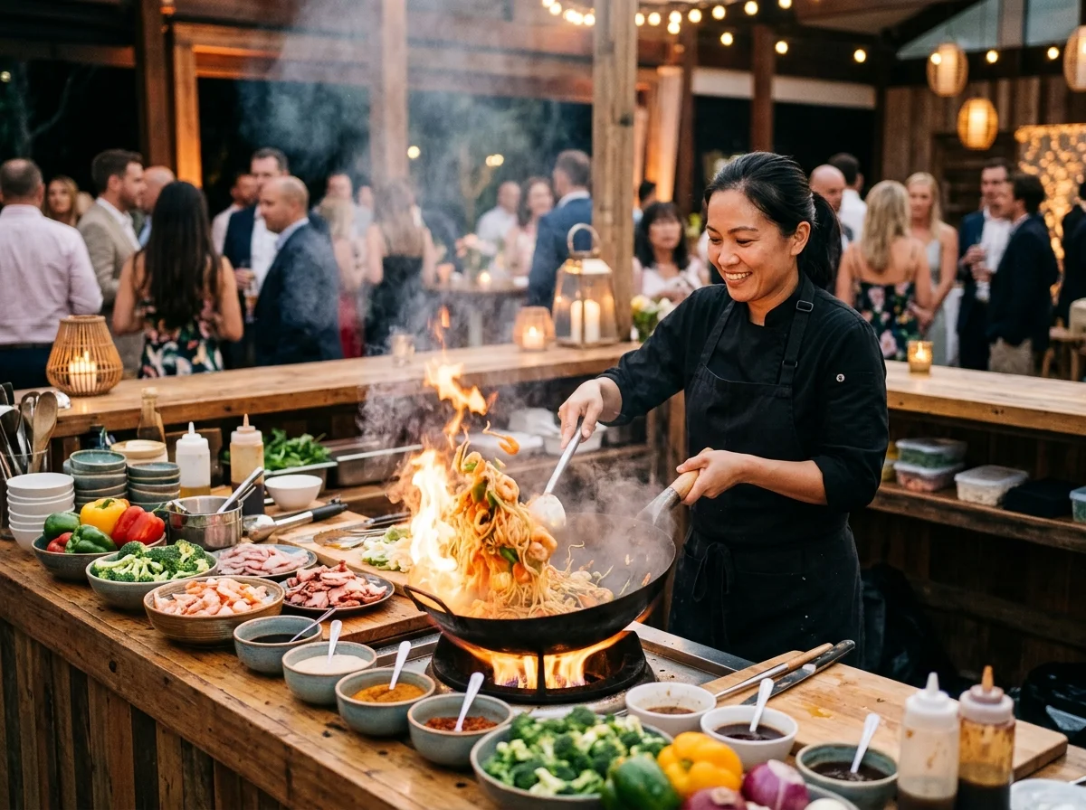 Animation Culinaire Wok en Provence