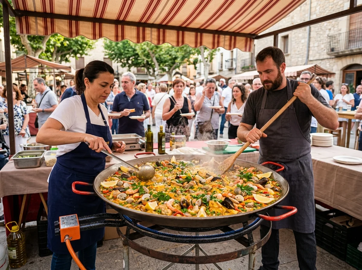 Animation Paella Géante en Provence