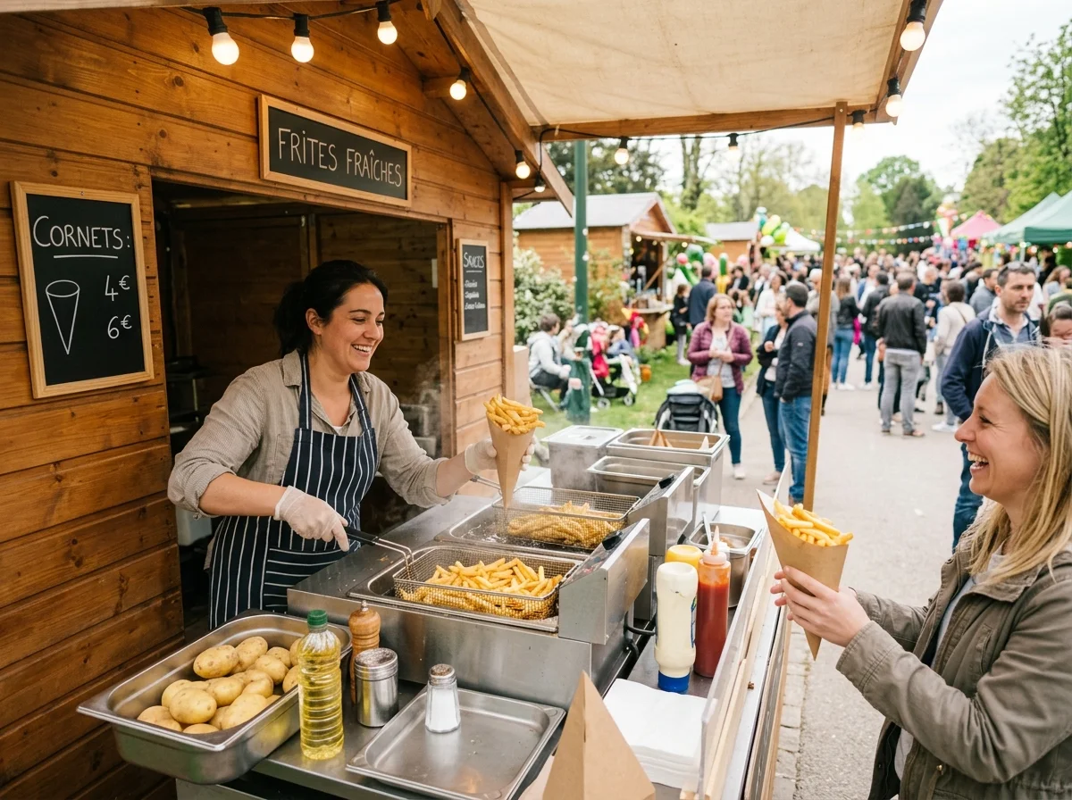 Animation Stand Frites Fraîches en Provence