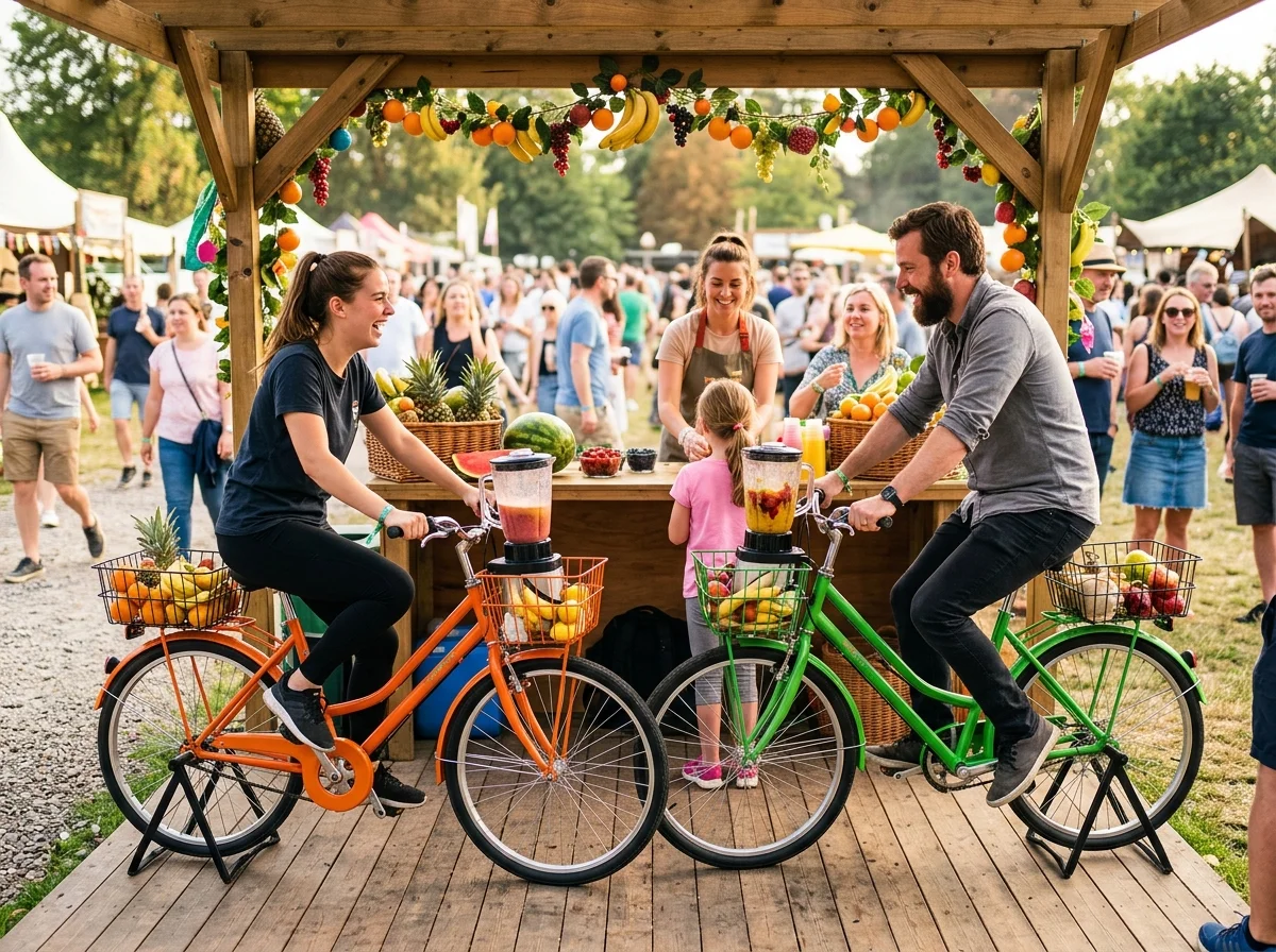 Animation Velo Smoothie en Provence