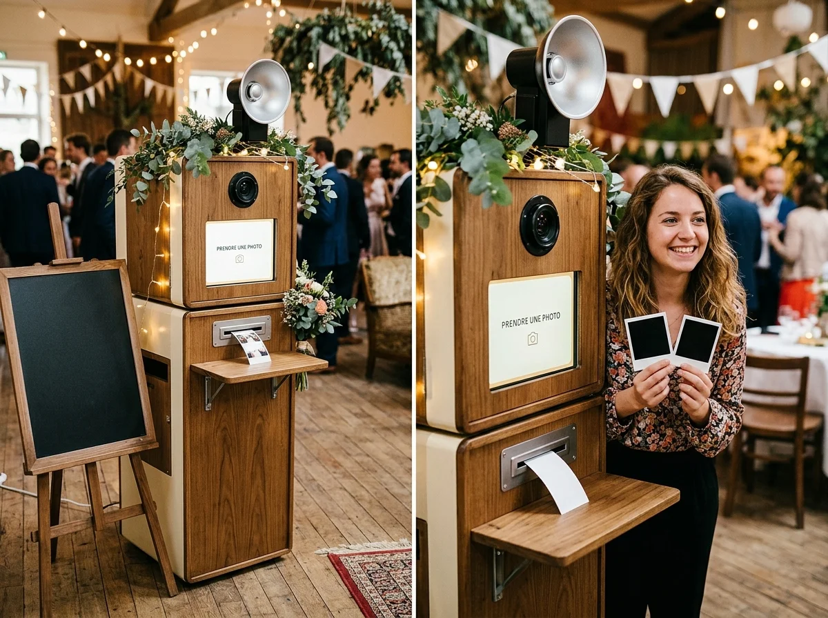 Borne Photo Polaroid Box Selfie en Provence
