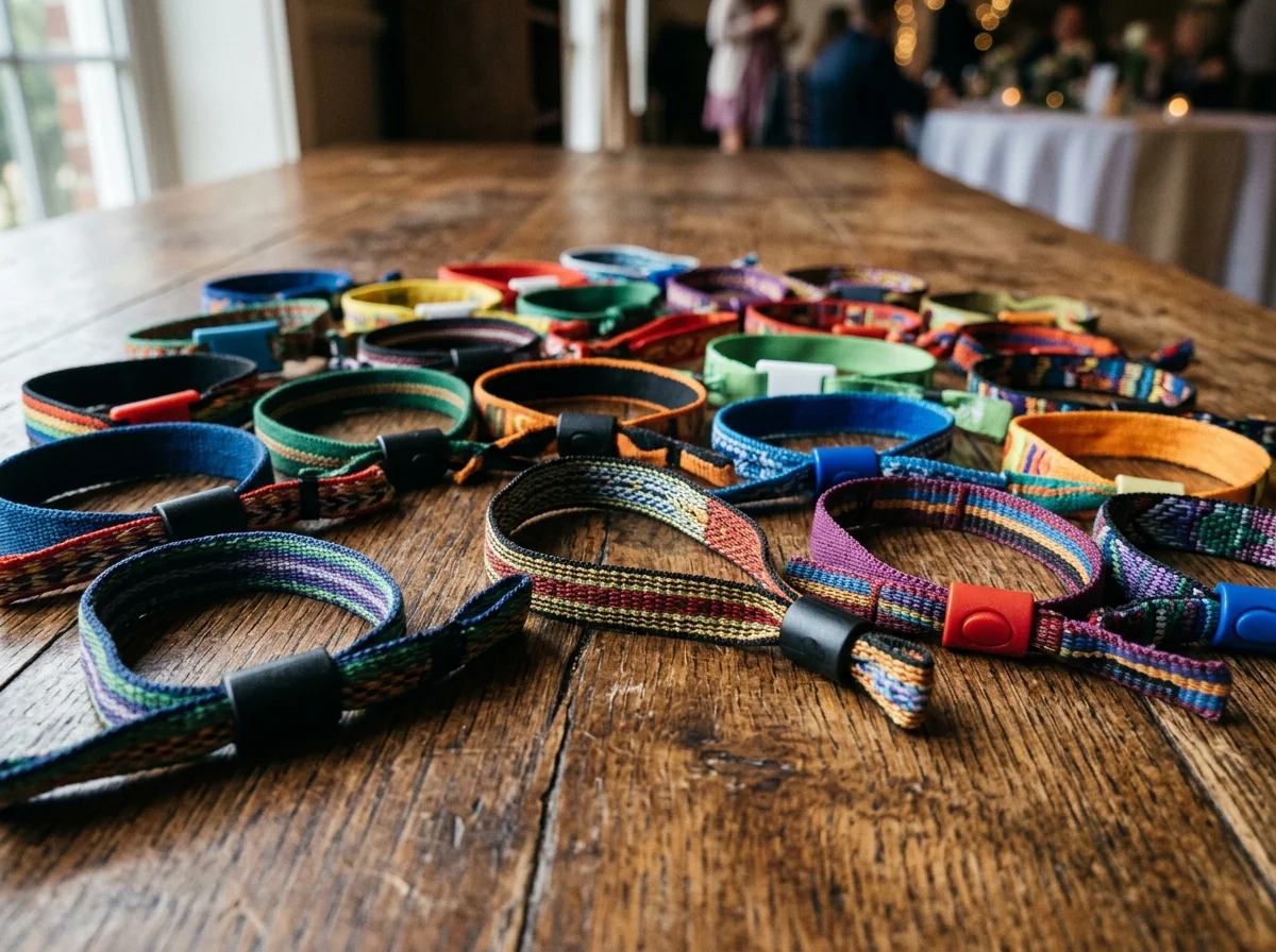Bracelets Tissu Personnalisés Soirée en Provence