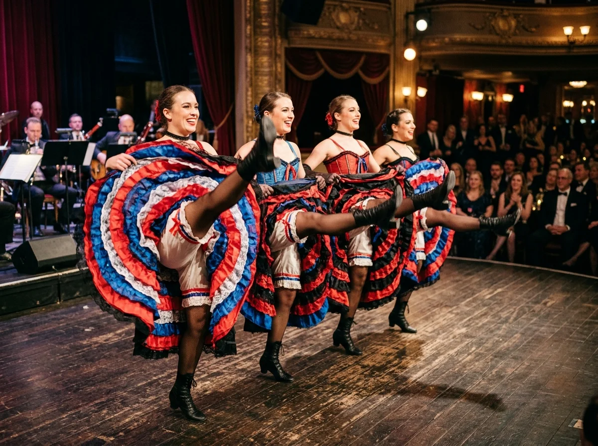Danseuses French Cancan en Provence