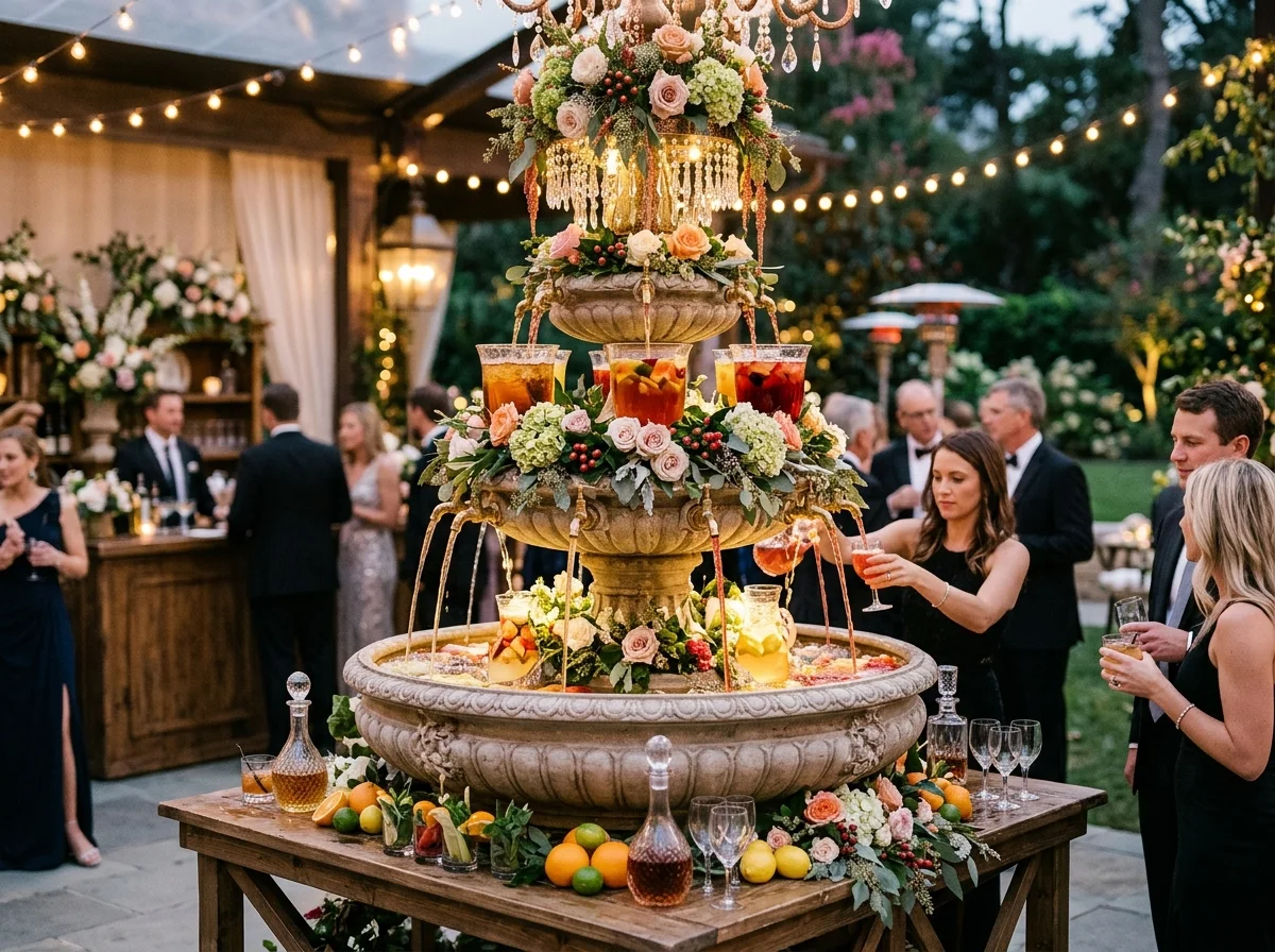 Décoration Fontaine Boisson Géante en Provence