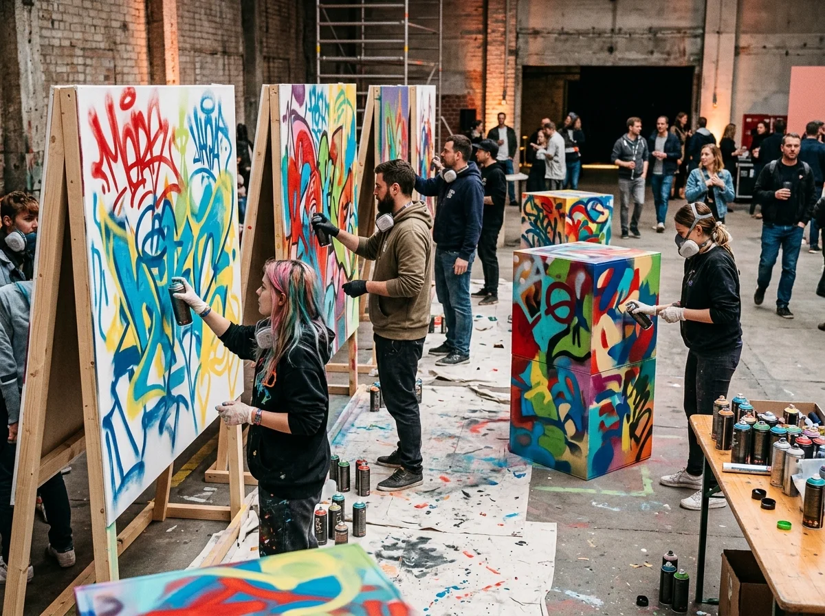 Atelier Graff sur Toile et Cube en Provence