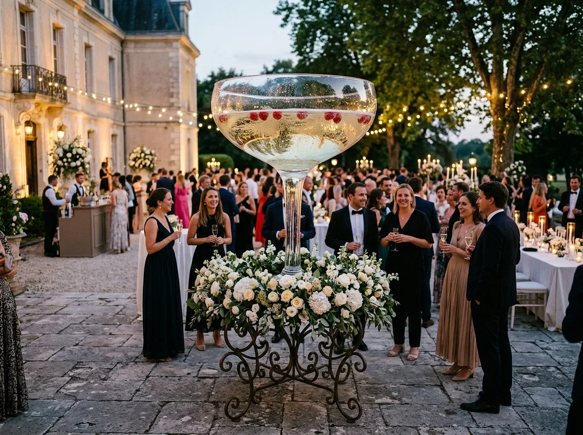 Location Coupe Champagne Géante en Provence
