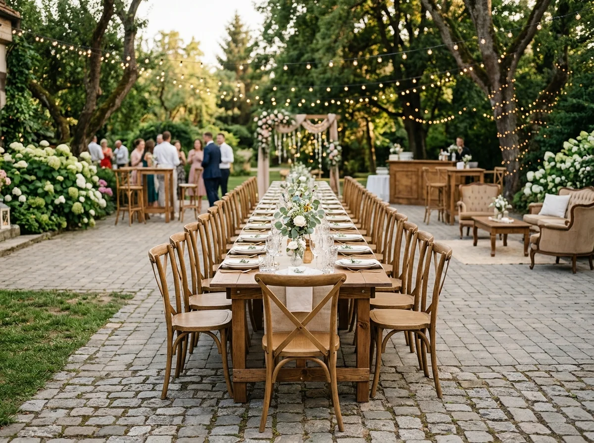 Location Mobilier Mariage en Provence