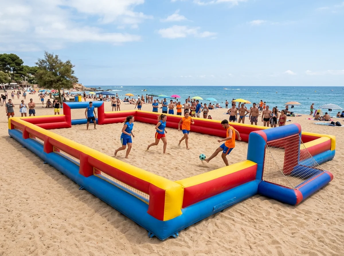 Location Terrain Beach Soccer Gonflable en Provence