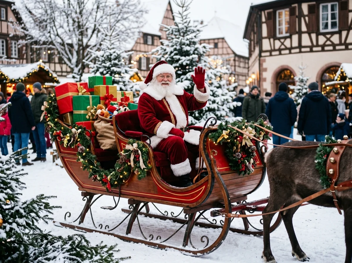 Location Traîneau Père Noël en Provence