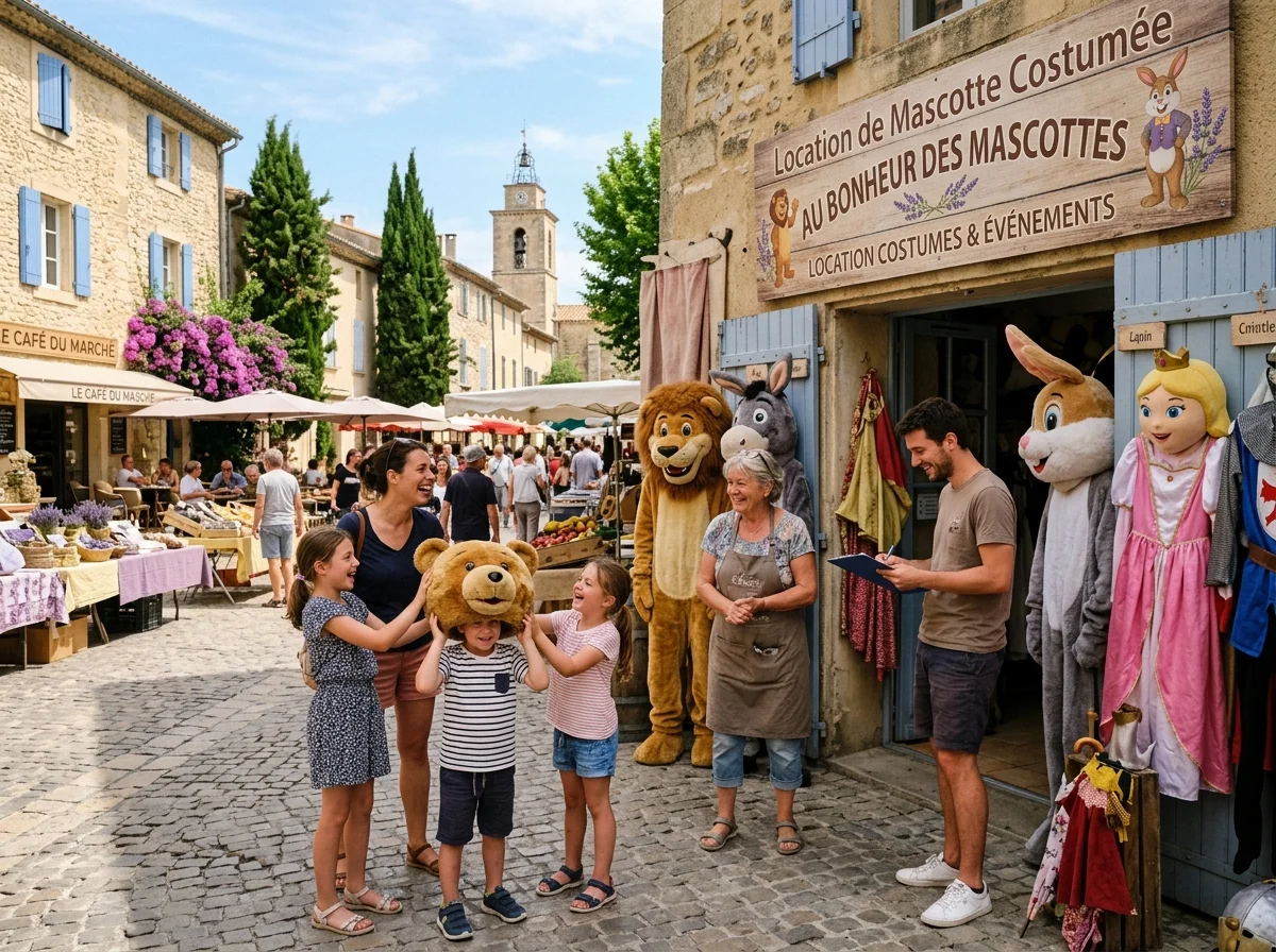 Location de mascotte costumée en Provence