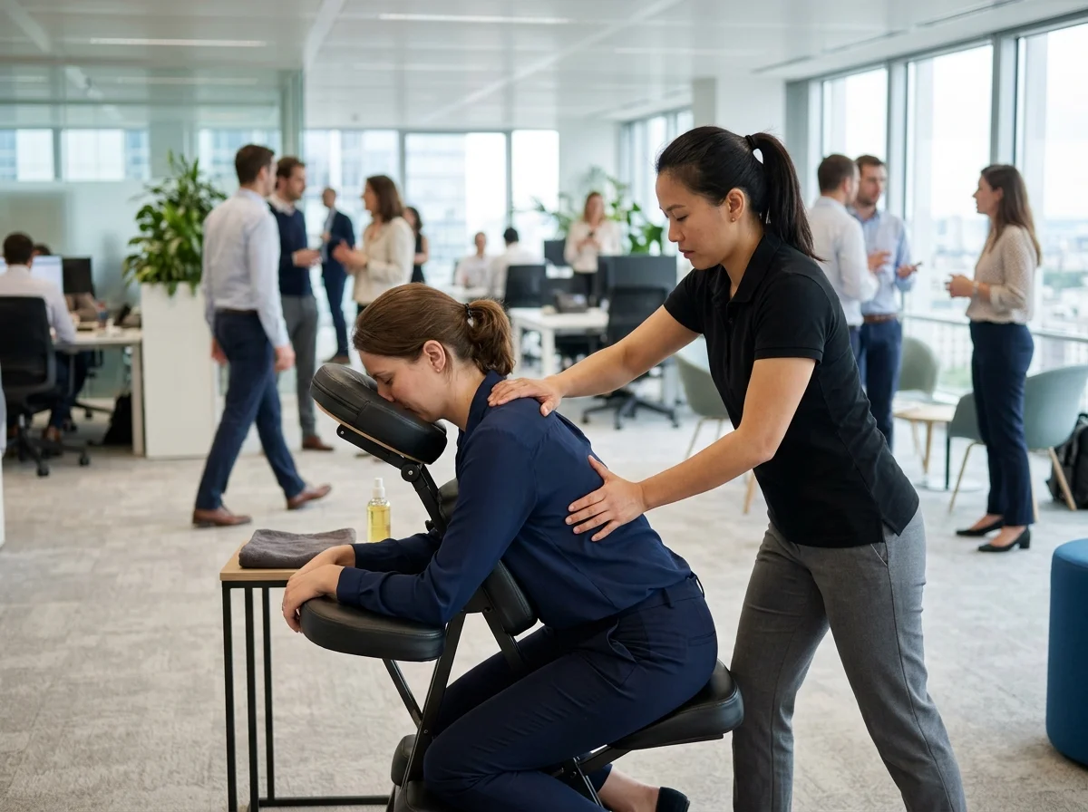 Massage Assis en Entreprise en Provence
