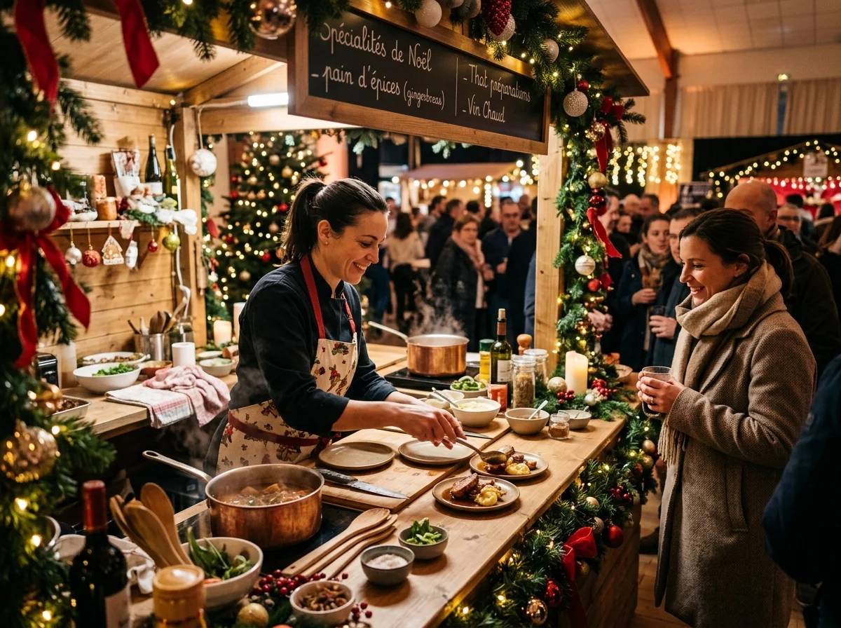 Noël Stand Animation Culinaire en Provence
