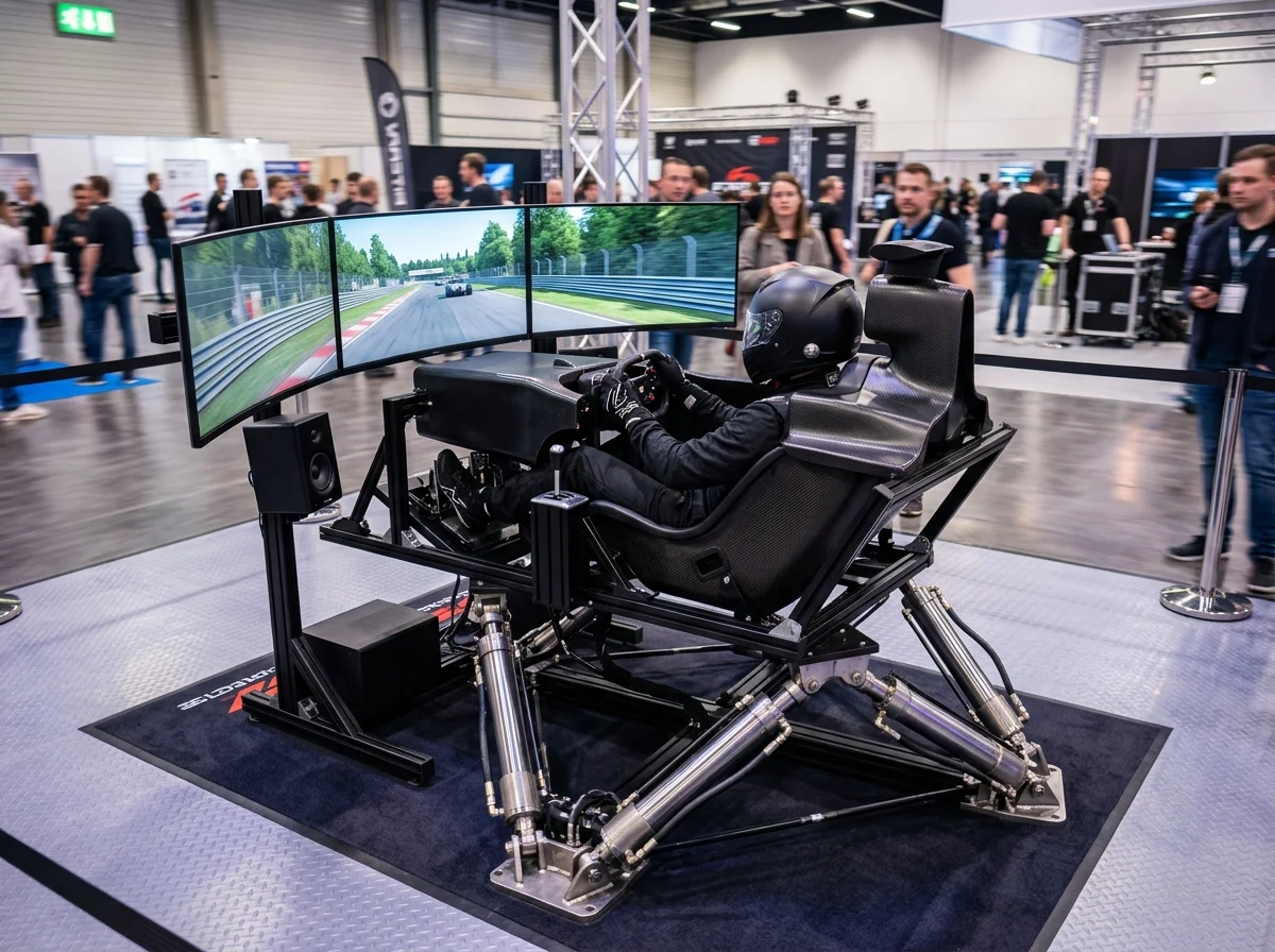 Simulateur F1 sur Vérins en Provence