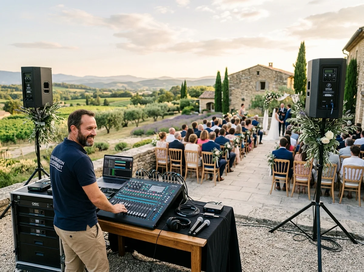 Sonorisation Mariage en Provence