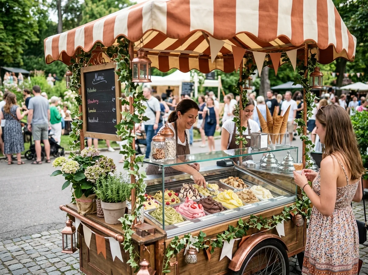 Stand Glaces Italiennes en Provence