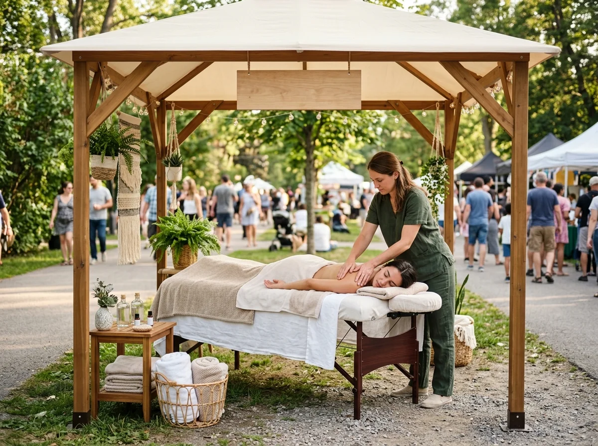 Stand Massage Bien-être en Provence