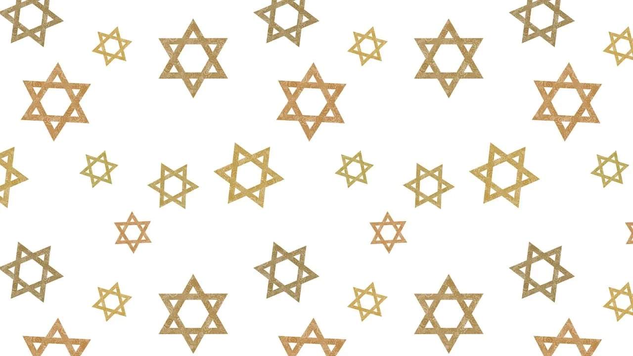 Etoile de David, symbole d'une celebration de bar mitzvah