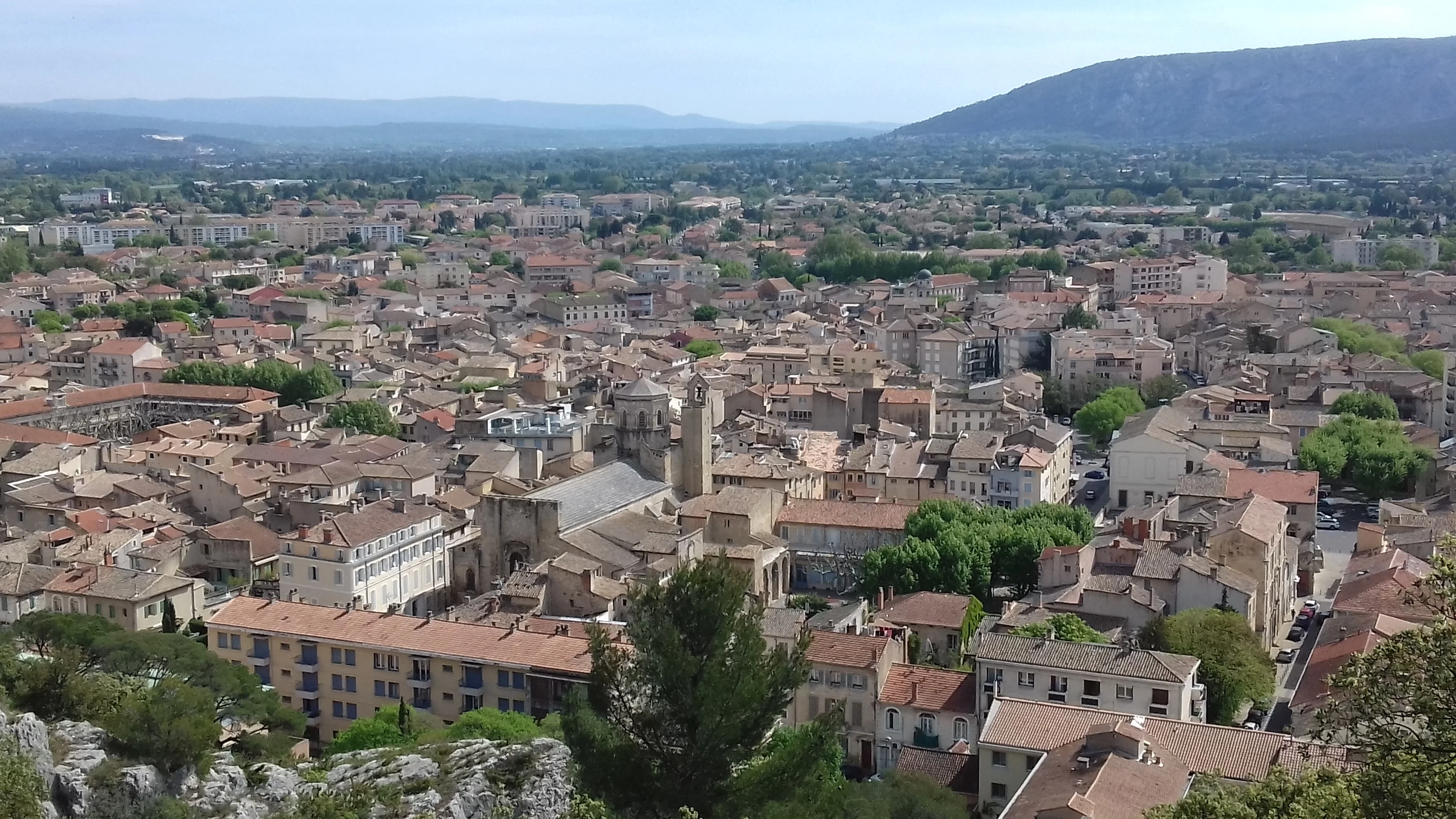 Panorama du centre-ville de Cavaillon