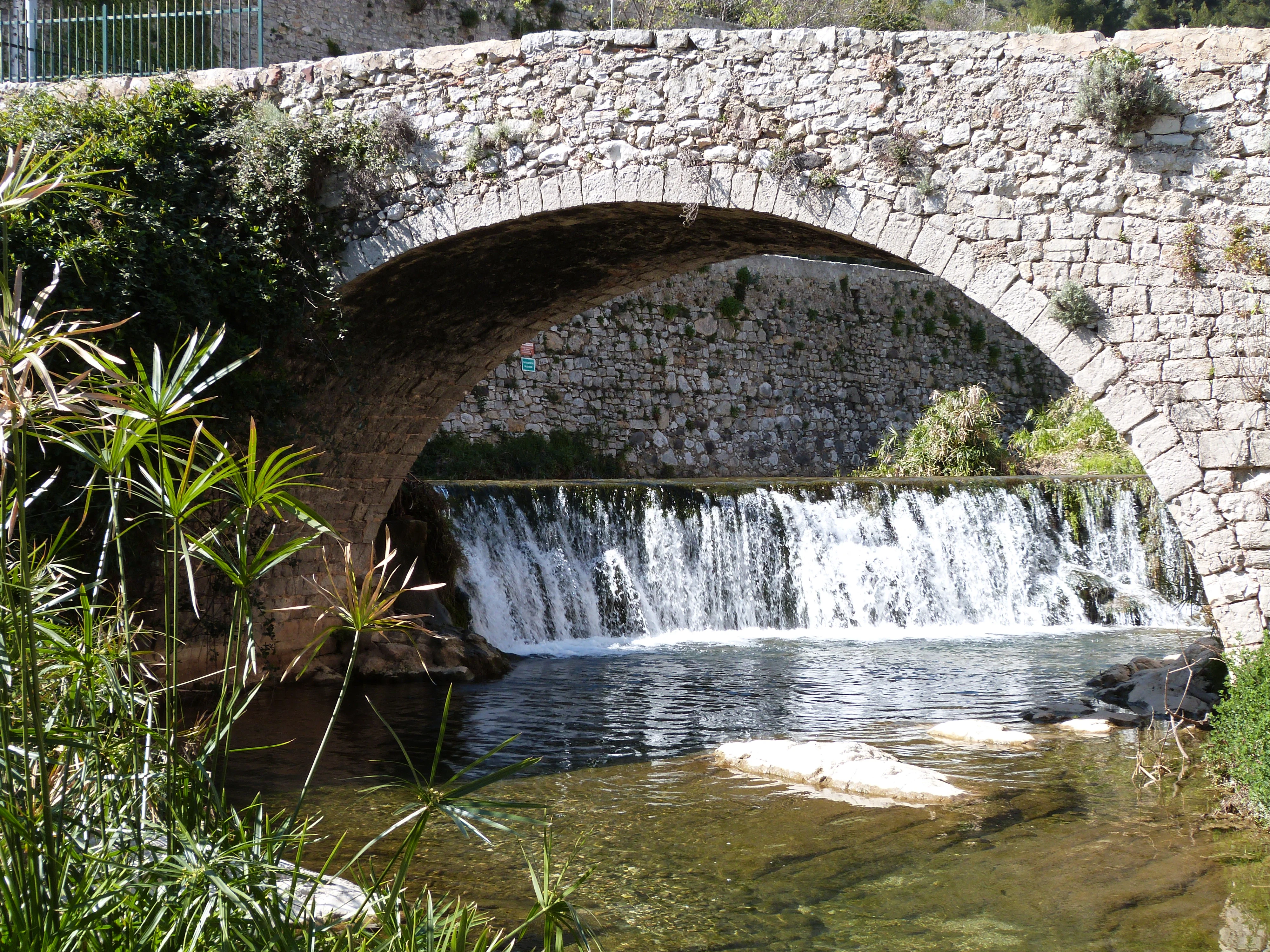 Le pont sur la Reppe à Ollioules